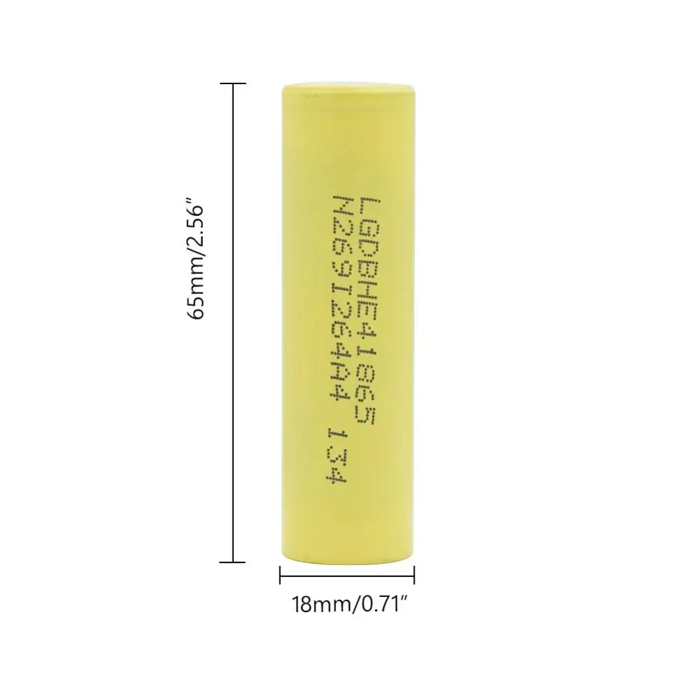 Оригинальная электронная сигарета Vape 18650 батарея для Samsung LG 2600mAh 3 7 V