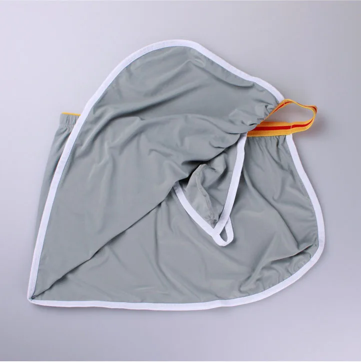 Шорты боксеры мужские с мешочком для пениса повседневные гладкие домашние