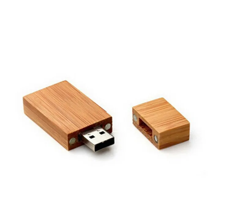 Новый usb из натурального бамбука подарочная упаковка 2 0 флеш накопитель с памятью