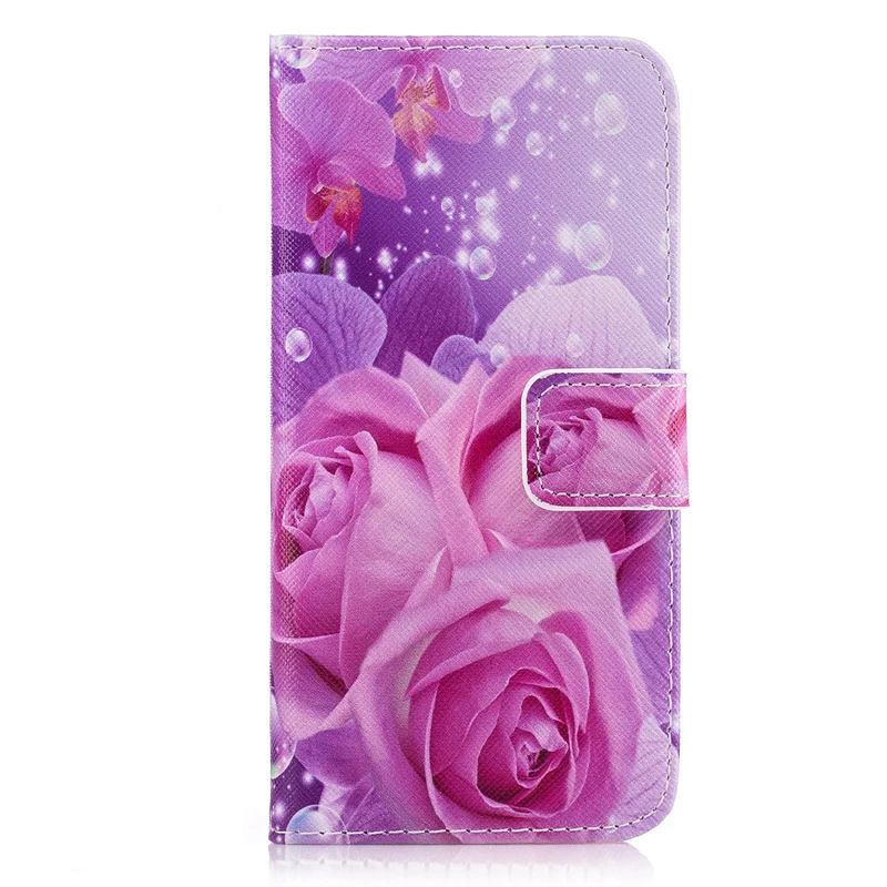 Модный чехол-бумажник для samsung Galaxy S8, S9, PIus, S4, S5, S6, S7 Edge, флип-чехол из кожи+ ТПУ, мягкий мультяшный Магнитный чехол-подставка