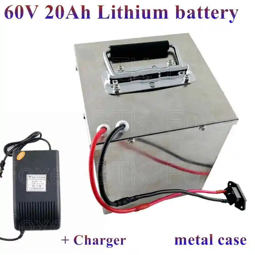 Аккумулятор со стальным корпусом 60 В 20 А · ч 50 3000 Вт|bms 50a|bms 60vlithium battery |