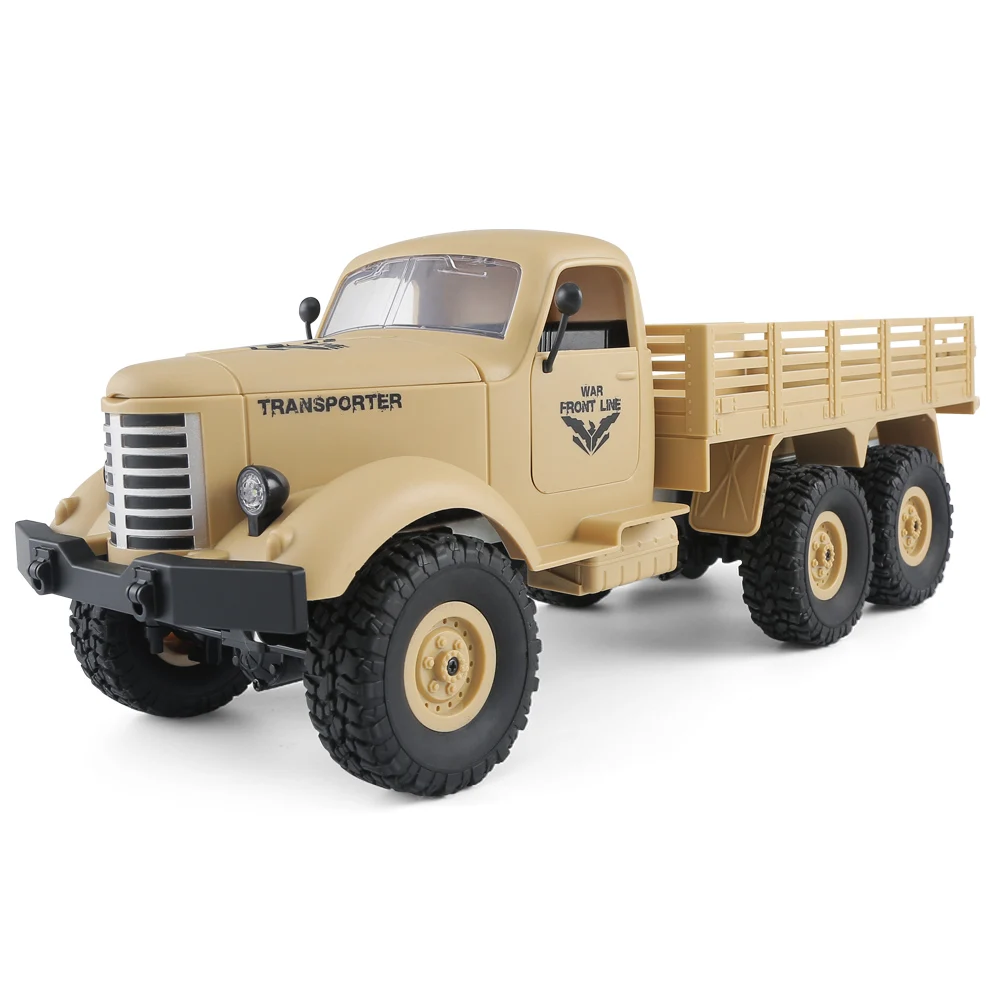 JJR/C Радиоуправляемый автомобиль Q60 1:16 2 4G 6WD внедорожник гусеничный военный