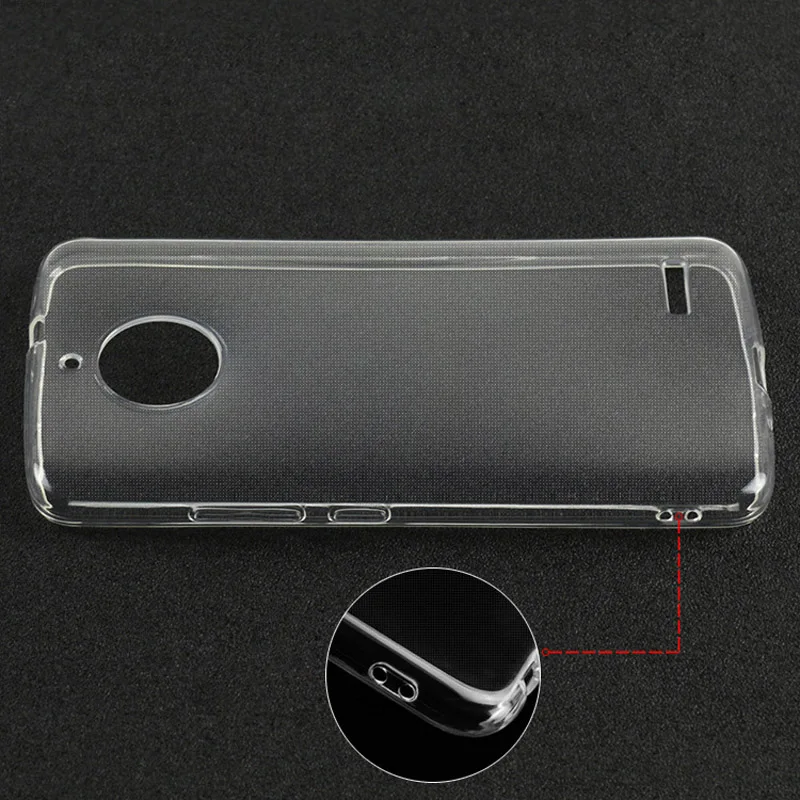 Прозрачный Мягкий ТПУ 5.0For Moto E4 чехол для Motorola задней панели сотового телефона |