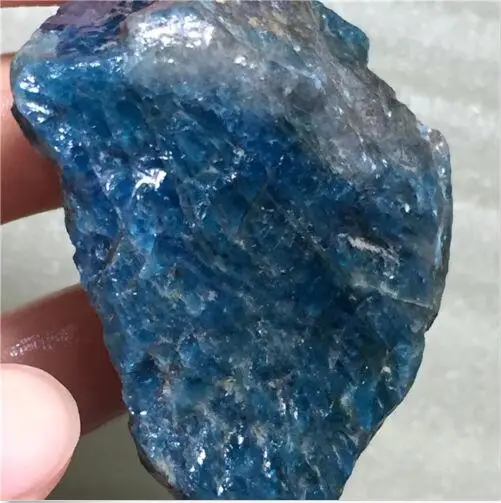 Голубой зеленый Апатит кристалл натуральный минерал|mineral identifier|crystal braidmineral crystal
