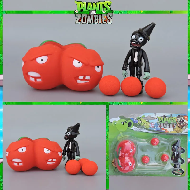 Горячая продажа последнего стиля ручных офисных игр PVZ Plants vs Zombies Peashooter PVC Action Figure toys Model лучшие рождественские подарки.