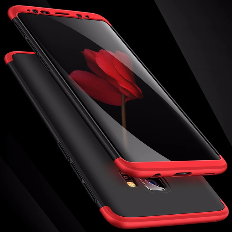 Новинка для samsung Galaxy S9 чехол S8 крышка трехступенчатая полная защита плюс матовый