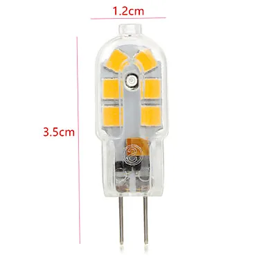 10 шт. светодиодные двухконтактные лампы G4 LED 220 в 2 Вт 12x SMD2835 чисто белый/теплый