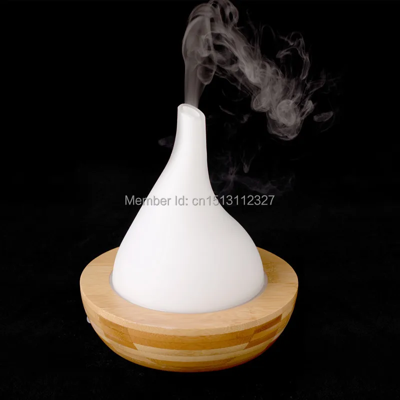 Aroma diffuser mist maker made of bamboo and glass for air condition room | Бытовая техника