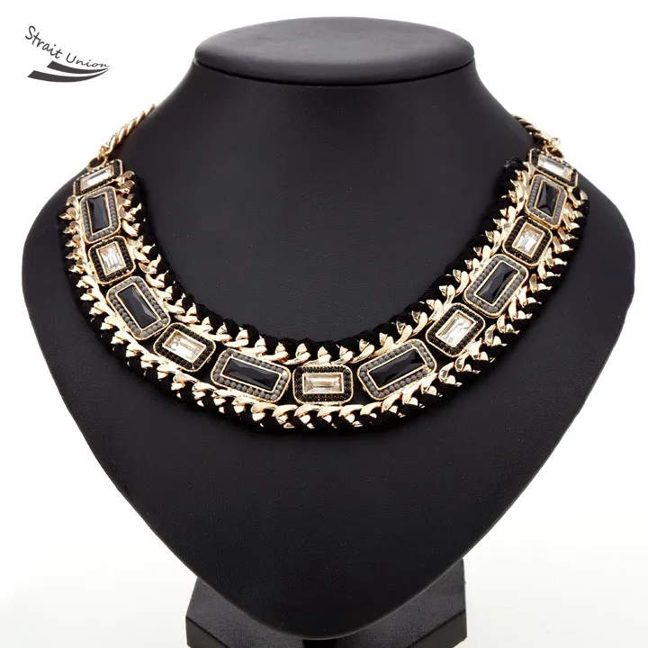 Горный хрусталь ожерелье женщины цепи колье нагрудник прямая поставка 36 |