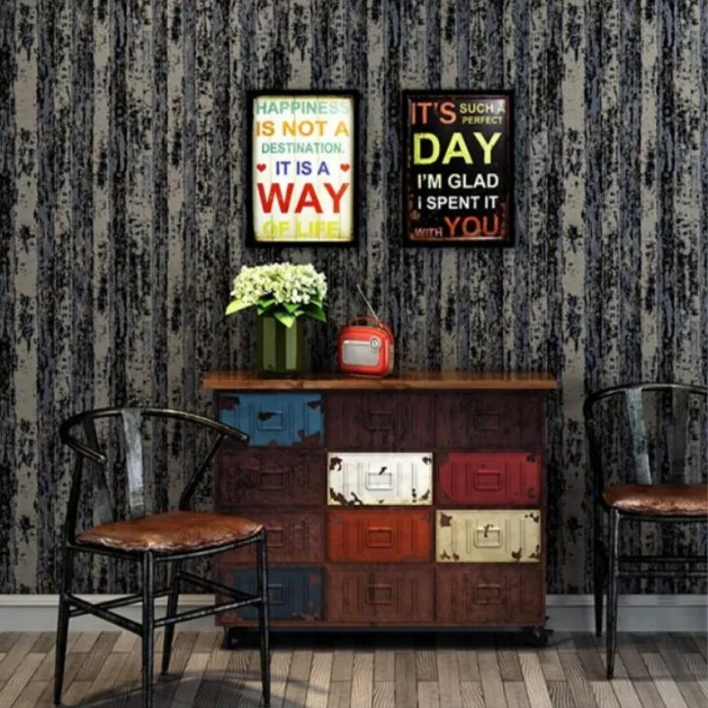 

Beibehang Mediterranean striped wallpaper modern minimalist living room wallpaper topic bedroom background 3d wallpaper
