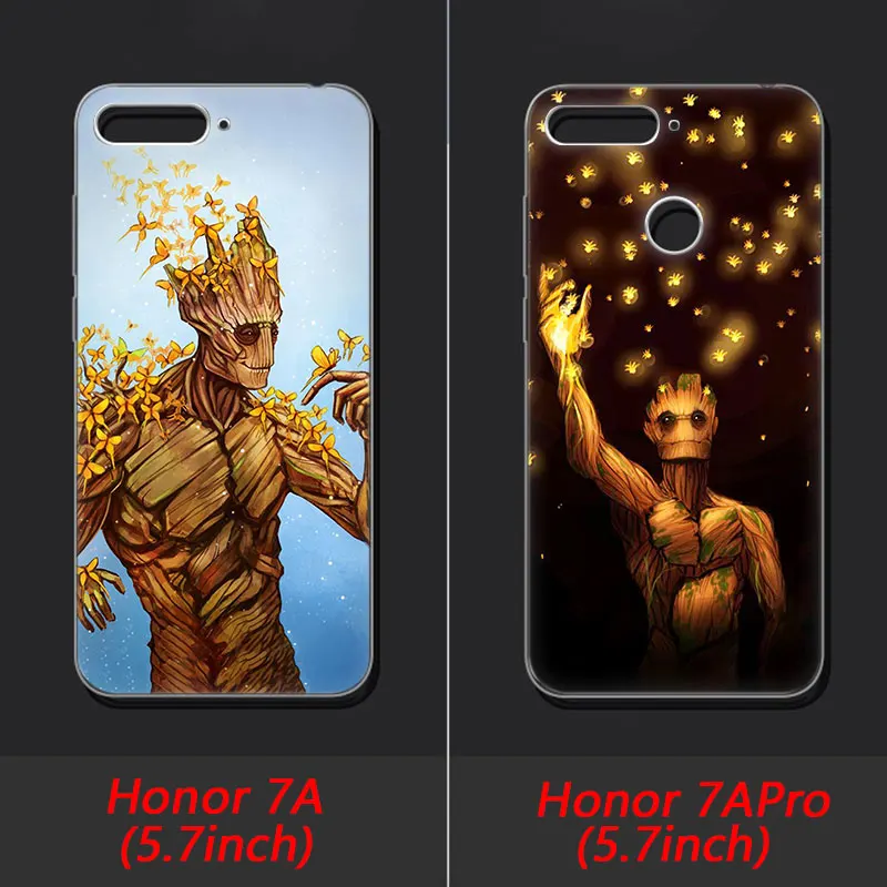 Популярный Мягкий силиконовый чехол для телефона We are Groot для huawei Honor 20 20i 10 9 8 Lite 8X 8C 8A 8S 7S 7A Pro View 20 Модный чехол