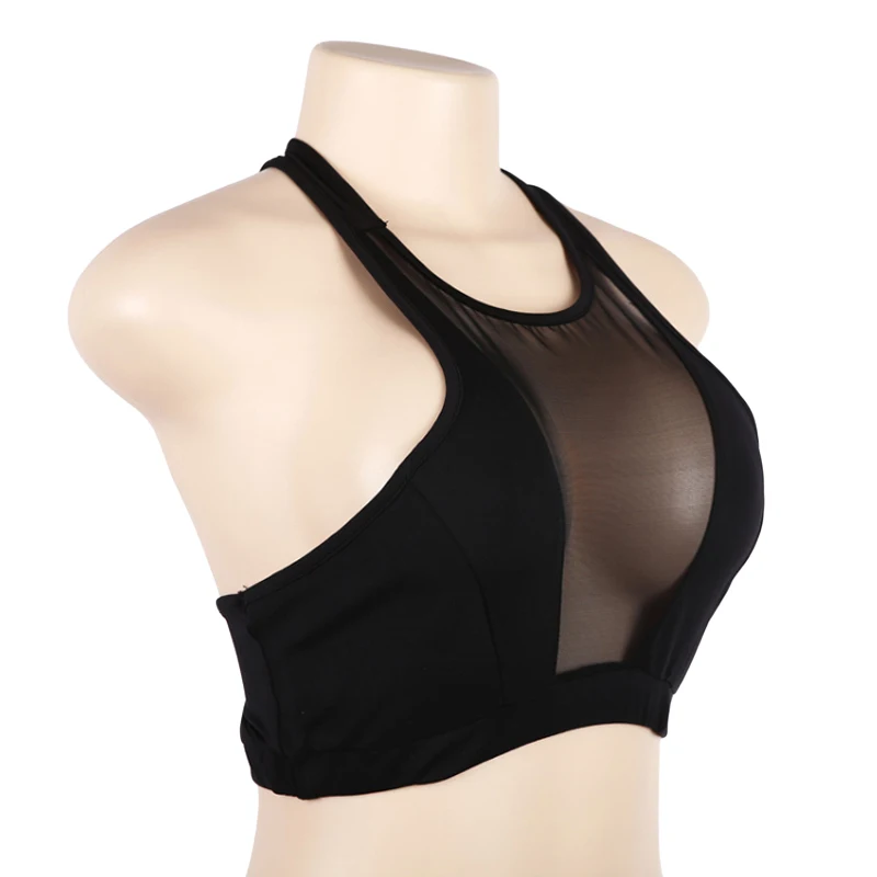 Женский облегающий Топ плотное бюстье полупрозрачная футболка без рукавов|top