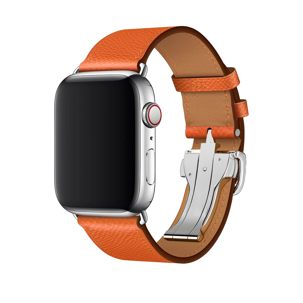 Ремешок с пряжкой для Apple Watch 42 мм 44 мм Iwatch 38 мм 40 мм серия 4 3 2 1 один тур кожаный ремешок браслет