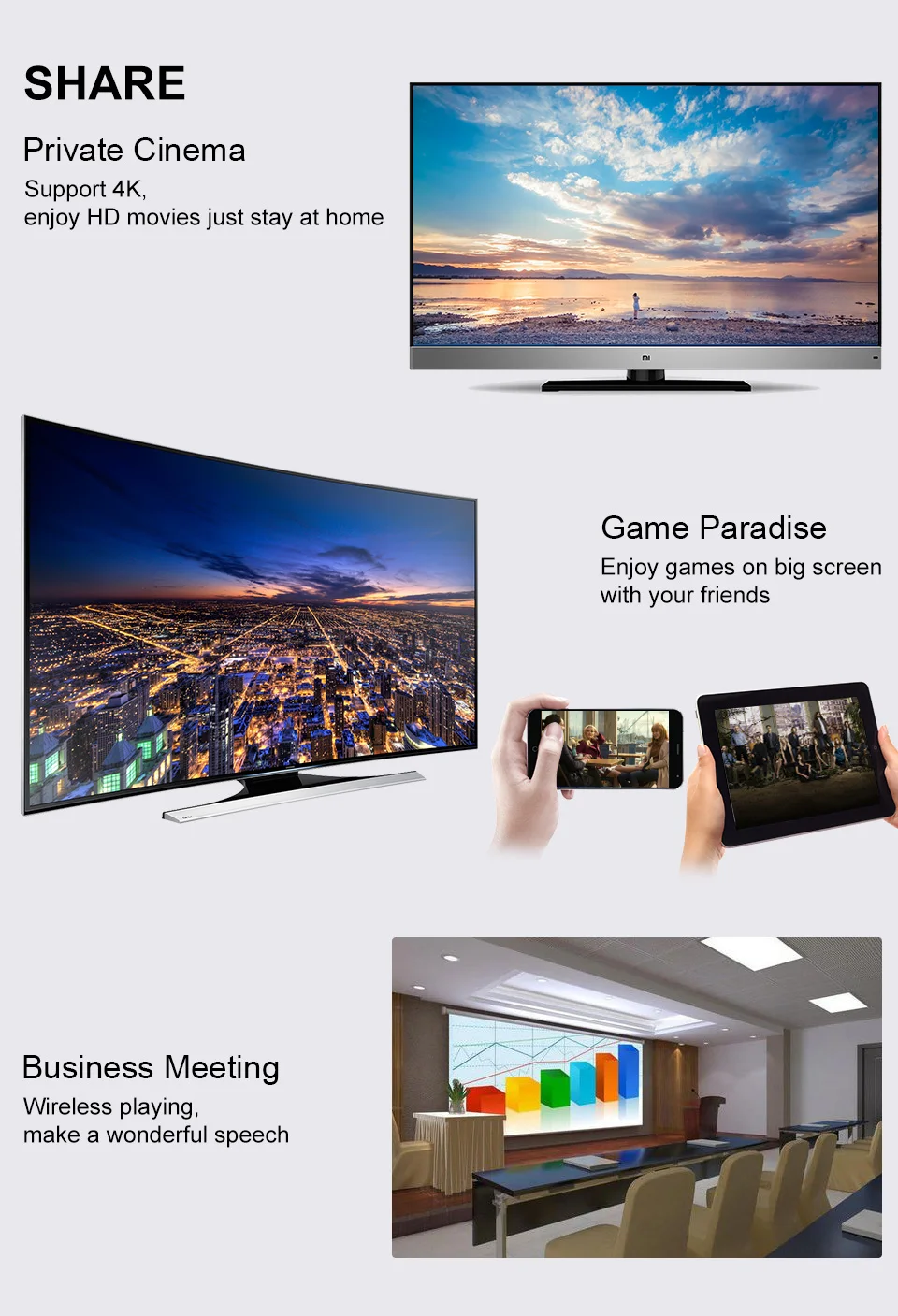 Anycast 2 4G 5G 4K беспроводной HDMI Android tv stick Mirascreen Miracast Airplay приемник Wifi Dongle mirror Screen Streamer