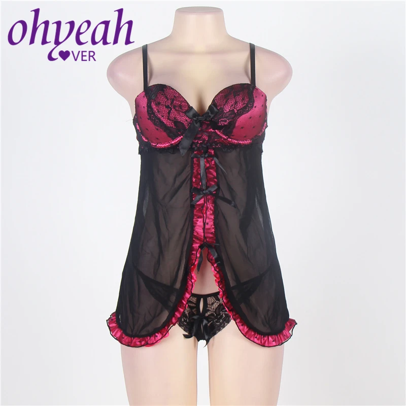 Ohyeahlover косплей сексуальное женское белье халат прозрачный эротический RM70120 плюс