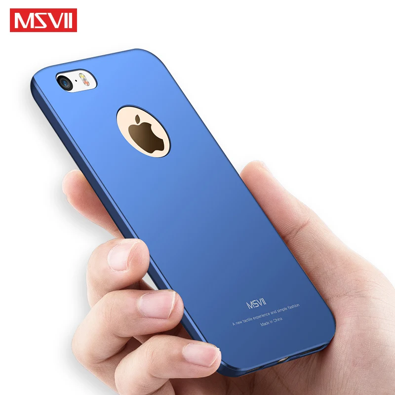 MSVII Чехлы для Apple iPhone 5 5S чехол Роскошный Матовый S металлический автомобильный