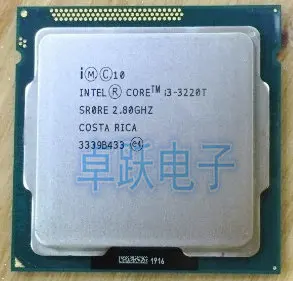 Процессор Intel Core i3 3220 T I3 Кэш память 3M настольный процессор 2 80 ГГц LGA1155 бесплатная