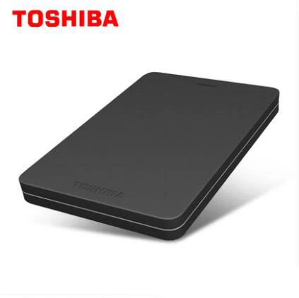 TOSHIBA 1 ТБ 2 ТБ внешний жесткий диск с драйвером 1000 Гб 1000G HDD 2," USB 3,0 тонкий металлический корпус Портативный Бизнес магазин HDTH310E - Цвет: Черный
