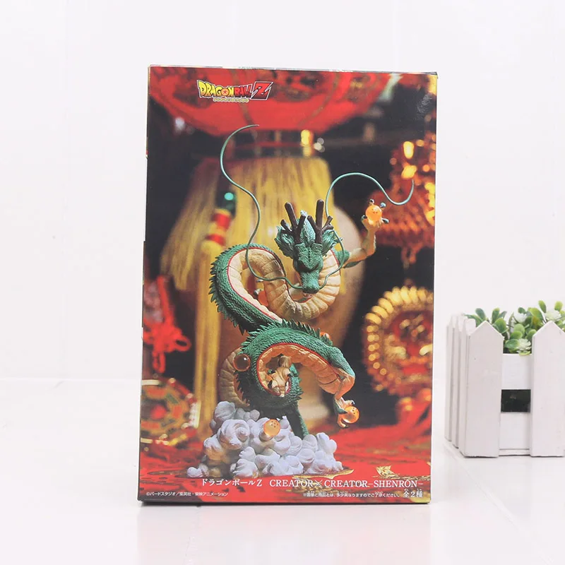 3894 16cm gold box Dragon Ball Z SHF shenron shenlong Гоку драгонболл зет Dragon Ball ПВХ фигурка игрушки - Цвет: 3894 16cm gold box