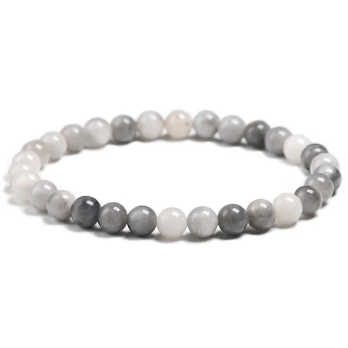 Beads 6mm Природные Eagle Eye ювелирные изделия с камнями 6 8 10 мм мужские браслеты из бисера энергетическая Йога Для женщин медитации амулет подарок для пары - Цвет камня: Beads 6mm
