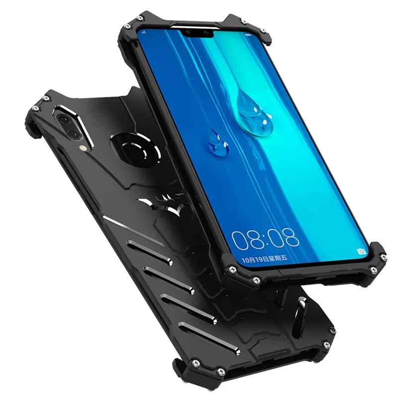 Металлический бампер серии R JUST Gundam для Huawei Y9 (2019) / Enjoy 9 Plus 8 Armor Doom алюминиевый