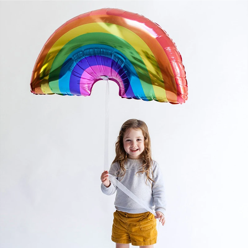 FUNNYBUNNY Rainbow Helium фольга воздушный шар ребенок Душ дети день рождения вечерние