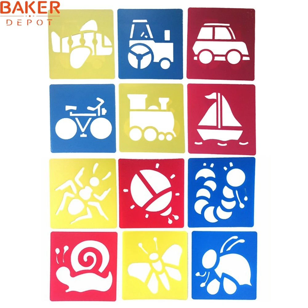 BAKER DEPOT детский Трафаретный Скрапбукинг DIY аксессуары для альбомов карт и
