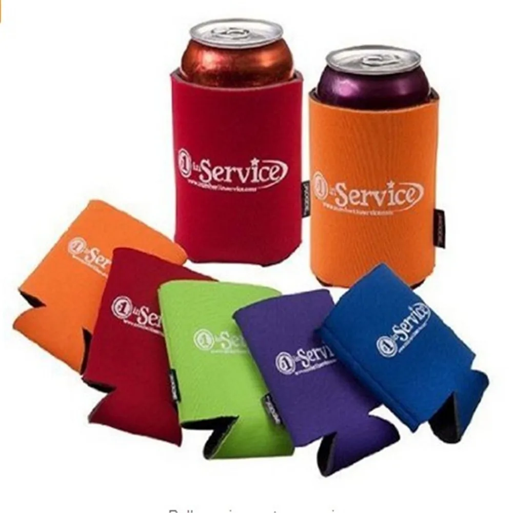 

500pcs/lot hot sell custom stubby holder stubby cooler with logo printing with cheapest cost