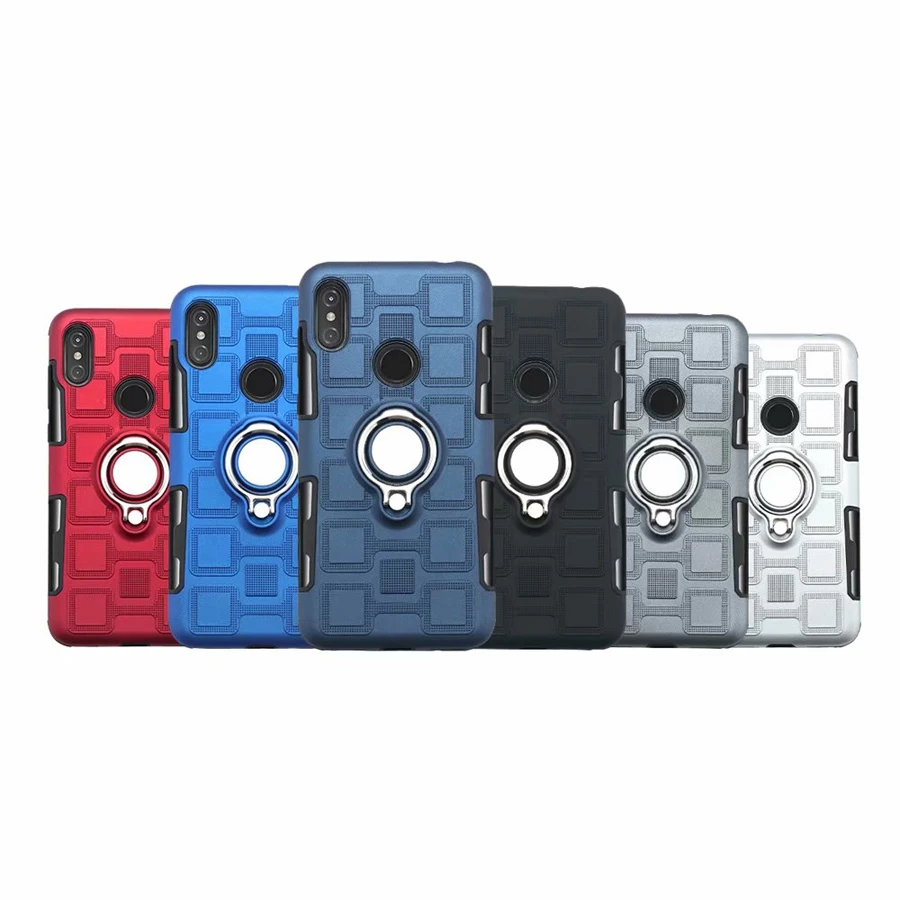 Чехол для Motorola Moto One/P30 Play противоударный чехол для телефона для Moto One/P30 Play Armor анти-падение задняя крышка чехол-подставка с кольцом