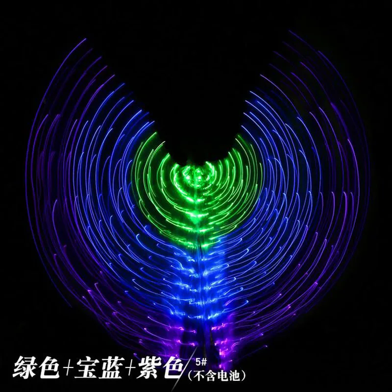 Новинка 2017 для взрослых восточные танцы светодиодсветодиодный крылья Исиды