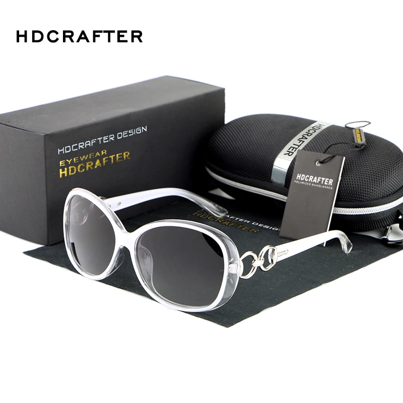 HDCRAFTER Women Sun Glasses Polarized Female Vintage Google Sunglasses for Black Purple Brown Sunglass gafas Oculos De Sol | Аксессуары