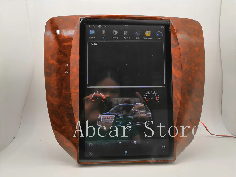 12,1 ''Tesla стиль Android 8,1 автомобильный dvd-плеер gps навигация для GMC Yukon 2007-2012 стерео радио магнитофон PX6 CARPLAY ips
