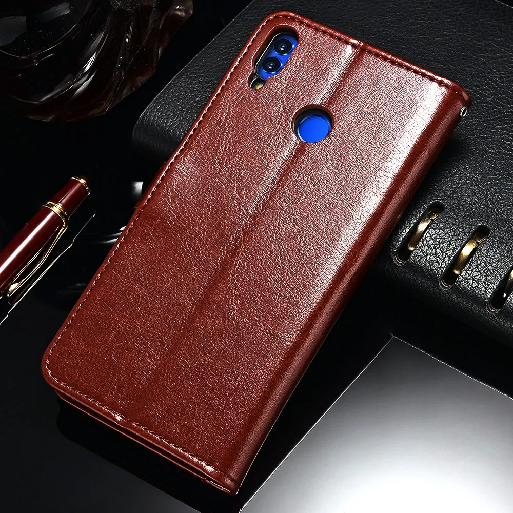 Роскошный кожаный флип-чехол TOMKAS для Honor 8x360 защитный чехол телефона бумажник