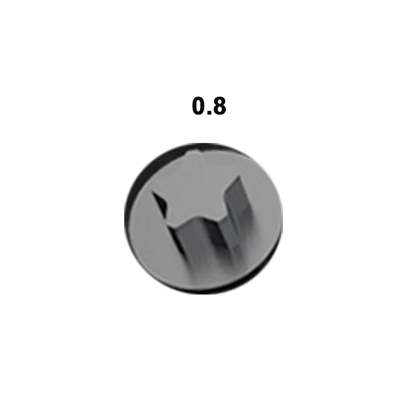 Torx 0.8 Механический прецизионный Набор отверток серии MC для очков часы телефон ремонтный инструмент для вскрытия с Phillips 1,5 1,2 2,5 Y0.6 Torx 0,8 - Цвет: Torx 0.8