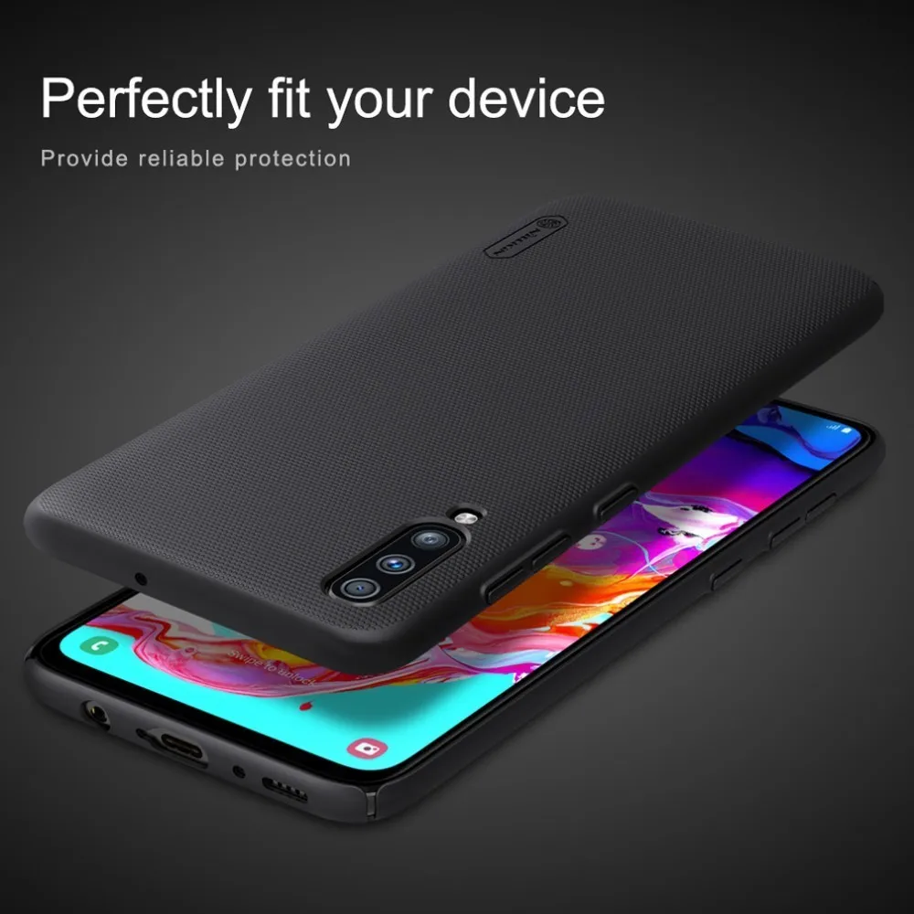 Чехол Nillkin для Samsung Galaxy A70 жесткий матовый защитный чехол из поликарбоната задняя