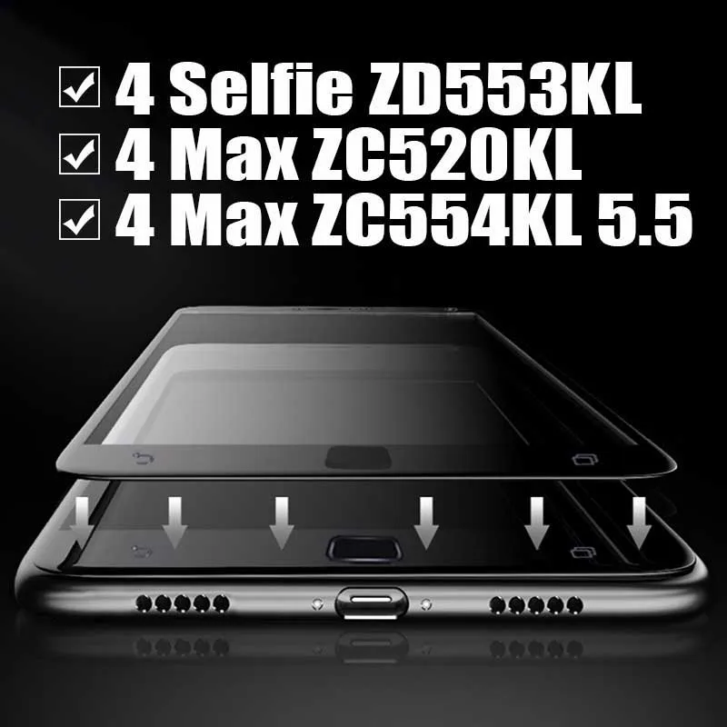 Защитное стекло для asus zenfone 4 max zc554kl zc520kl защита экрана закаленная пленка защитное