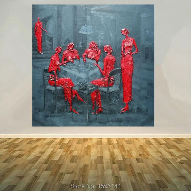 Ручная роспись маслом на холсте китайское современное искусство YuNancheng