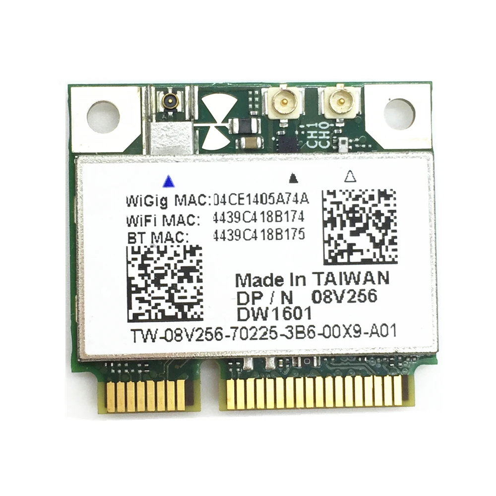 Беспроводная мини карта DW1601 QCA9005 8V256 WiGig 802.11AD 7 Гбит/с для Dell Latitude 6430u/ E6430 / XPS 18|wireless