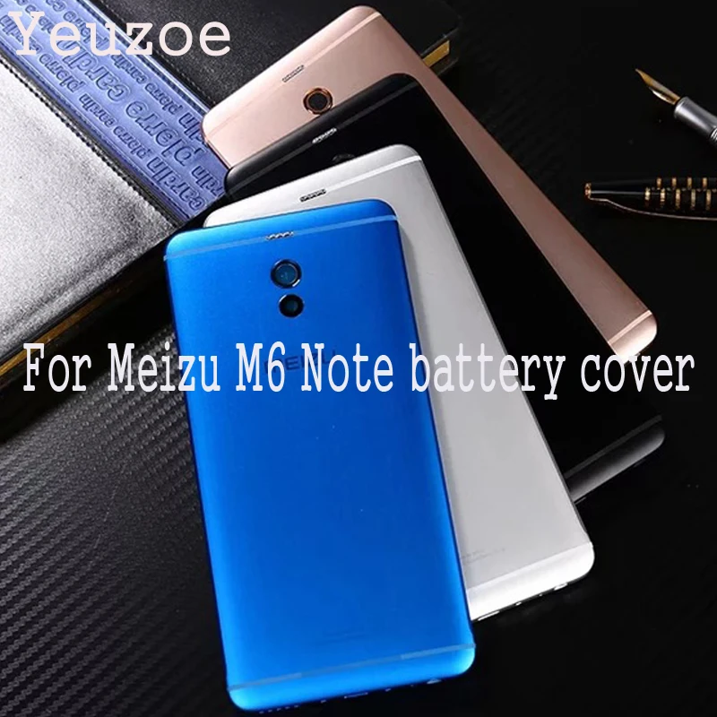 Корпус для Meilan Note 6, задняя крышка батареи, 5,5 дюймов, металлический чехол для мобильного телефона, запасные части для Meizu M6 Note M721H