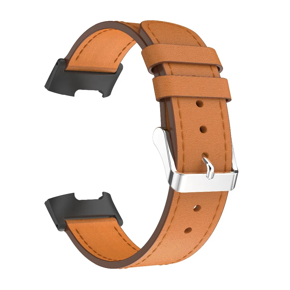 Кожаный ремешок для часов Fitbit Charge 3 часы премиум класса кожаный браслет ремни