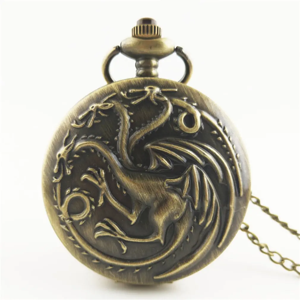 Модные мужские кварцевые карманные часы винтажные с цепочкой в стиле