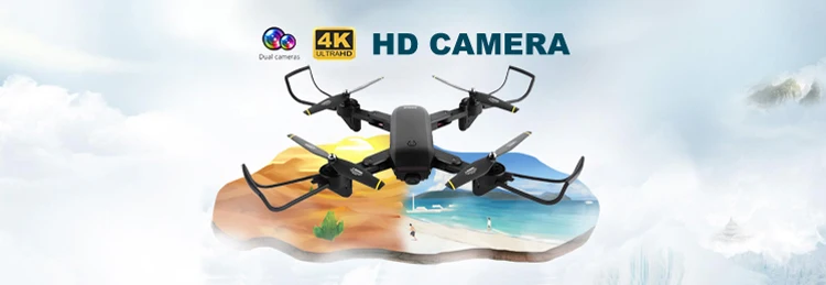 W10 бесщеточный gps Дрон 5G Wifi FPV RC Дрон с камерой 4K Ultra HD складной RC Квадрокоптер VS F11 SG906 SG106 4K камера Дрон