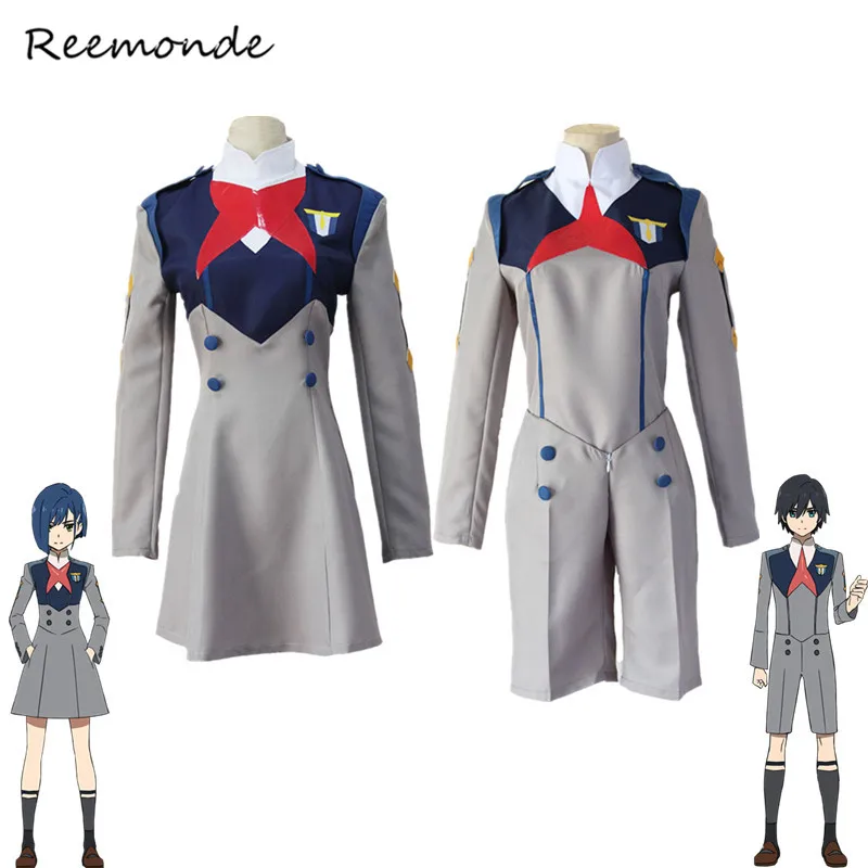 Костюм для косплея Хиро из аниме любимый в FRANXX Ichigo костюмы с синтетическими