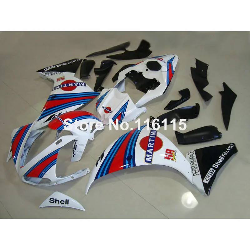 

Injection molding ABS fairing kit for YAMAHA YZF R1 2009-2015 YZF-R1 09 10 11 12 13 14 15 blue white red black fairings 31