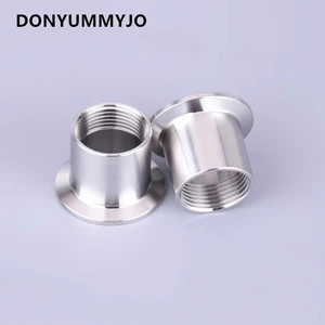 1 шт 1 'санитарный женский резьбовой наконечник трубы фитинг Tri Зажим Тип Нержавеющая сталь SS304 DN25