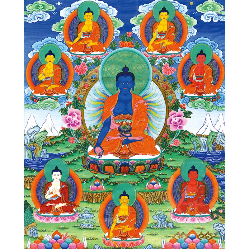 Подарочная коллекция Tangka Xuanguan, подвесная картина для гостиной, тибетская картина для украшения дома Tangka