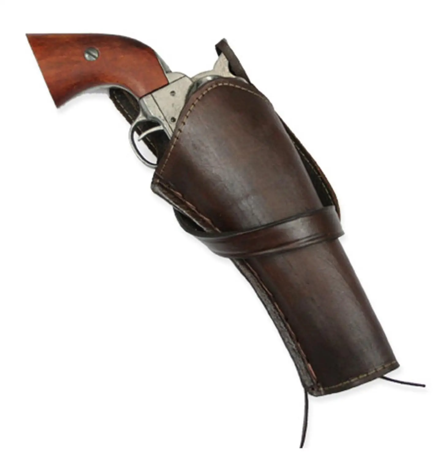 Старинный Emporium мужской правой рукой простой кожаный западный крест ничья кобура - Цвет: 56666
