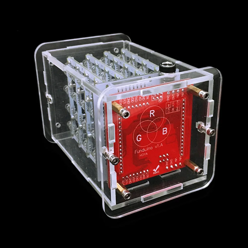 2018 Новинка! Keyestudio 4*4*4 RGB светодиодный дисплей C ube стартовый комплект для Arduino project +