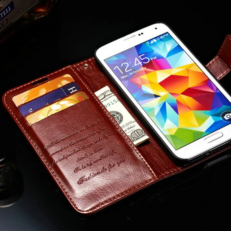 S5 Роскошный чехол в стиле бумажника из полиуретановой кожи для смартфона Samsung Galaxy