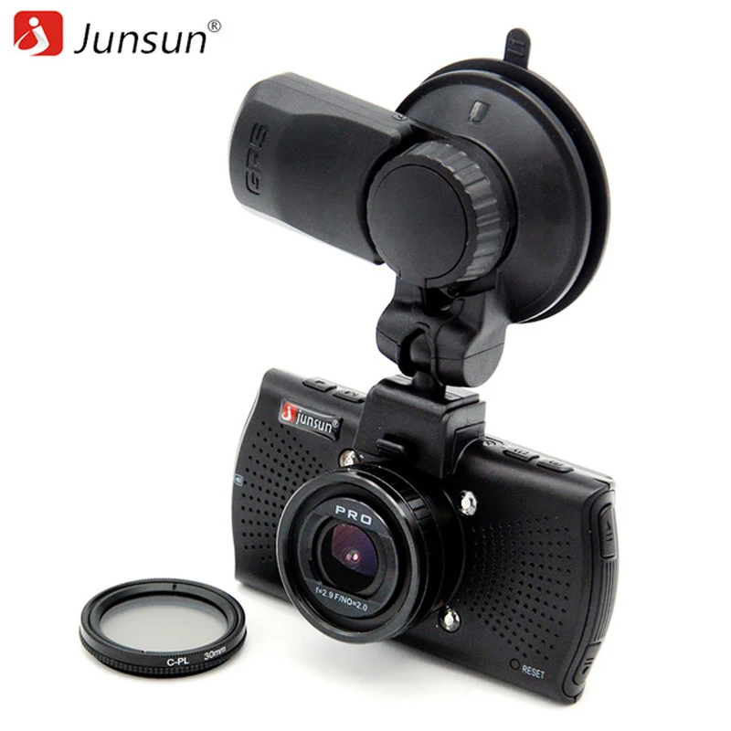 A12 Junsun ТОП Ambarella Автомобильный ВИДЕОРЕГИСТРАТОР Камера FHD 2560*1440 P GPS Logger